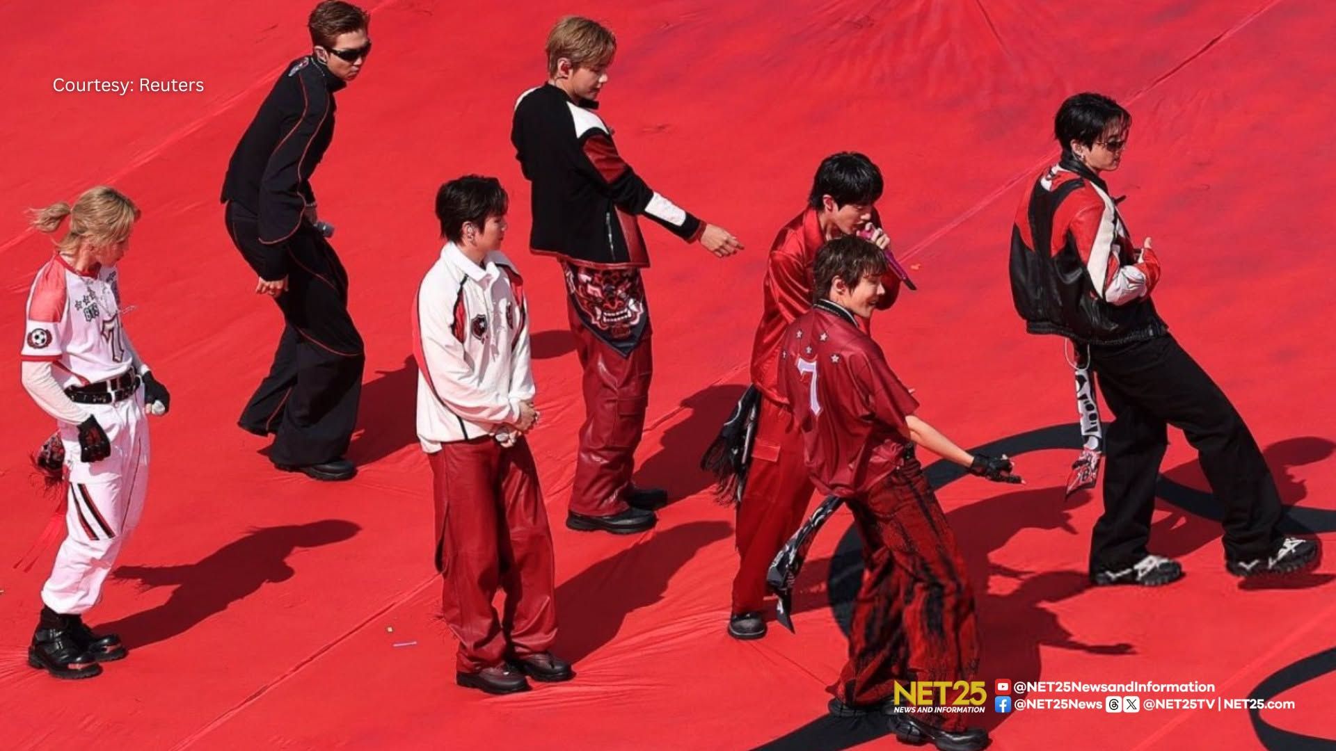Nagbigay ng matinding enerhiya at saya ang K-pop sensation na BTS nang itanghal nila ang kanilang global hit song na Dynamite sa halftime show ng FIFA World Cup 2026!!.jpg