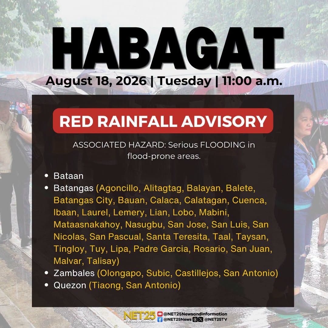 Red, Orange, at Yellow Warnings, nananatiling nakataas sa ilang bahagi ng Luzon alinsunod sa patuloy na ulan dulot ng habagat.jpg