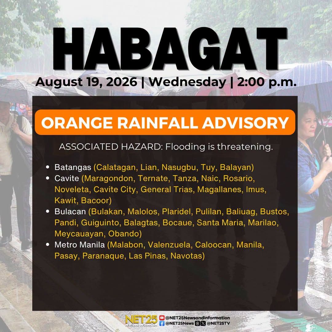 Red rainfall warning, nakataas sa Zambales, Bataan, at ilang bahagi ng Gitnang Luzon..jpg