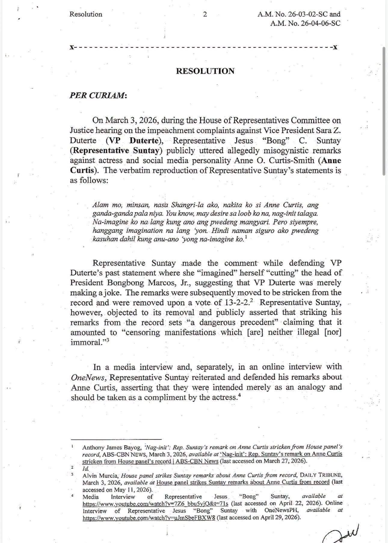 Rep. Bong Suntay at Atty. Ferdinand Topacio, Pinagpapaliwanag ng Supreme Court sa Posibleng Disbarment.jpg
